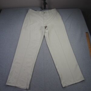 Tommy Hilfiger Pants Mens 36x30 Beige Micro Tech Golf Travel Casual‎ Chino